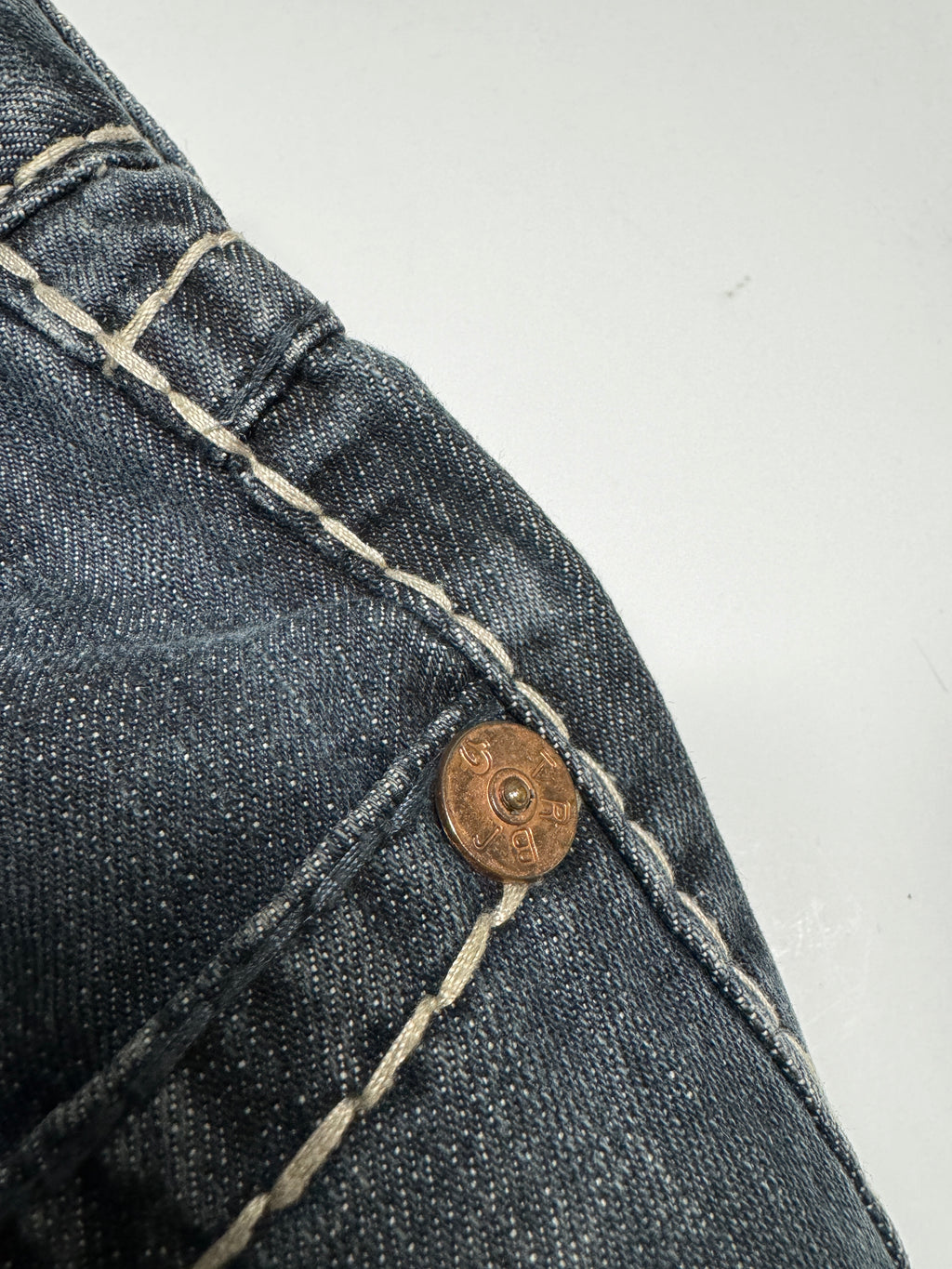 True Religion Baggy Washed Denim Jean