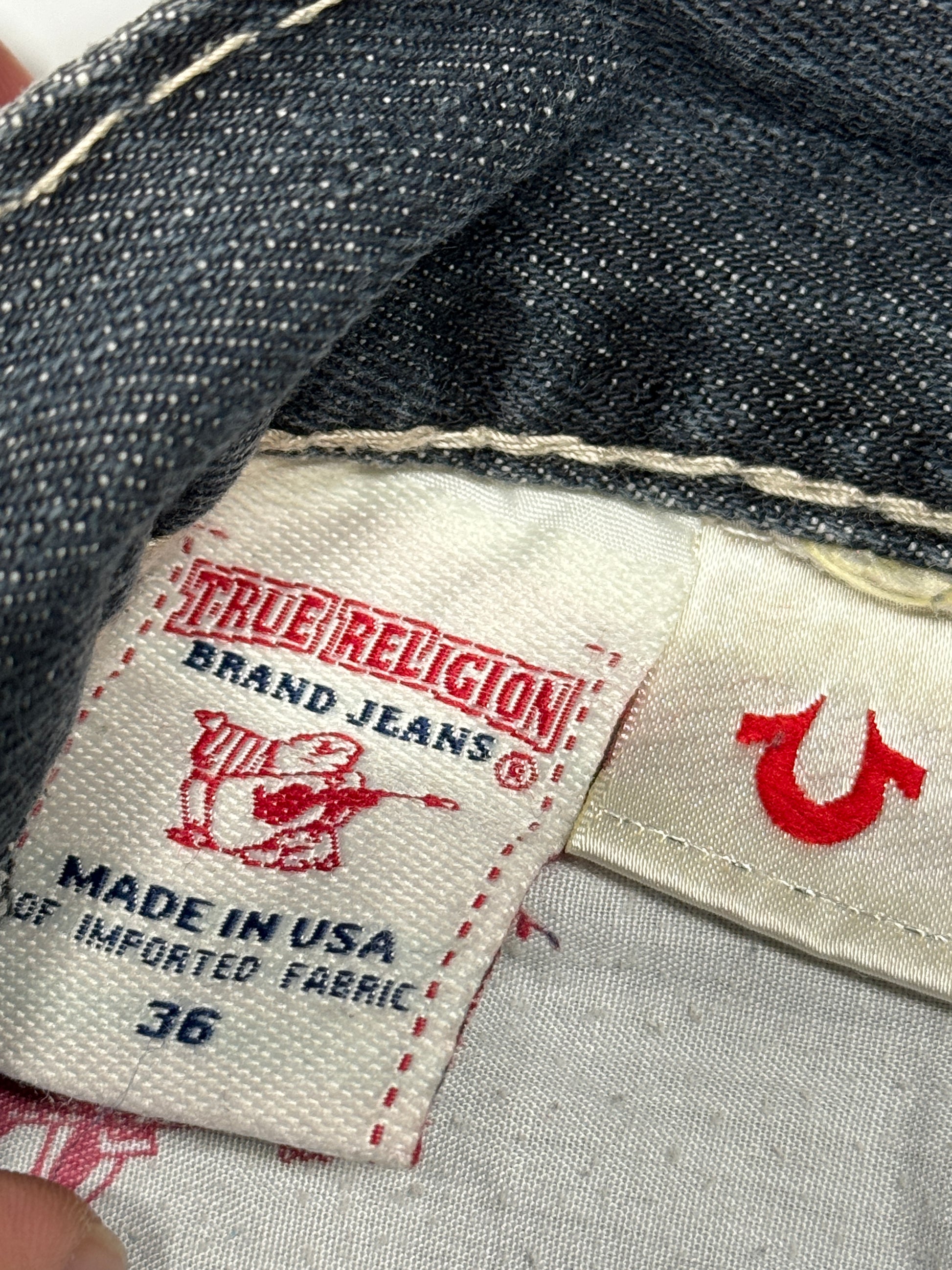 True Religion Baggy Washed Denim Jean