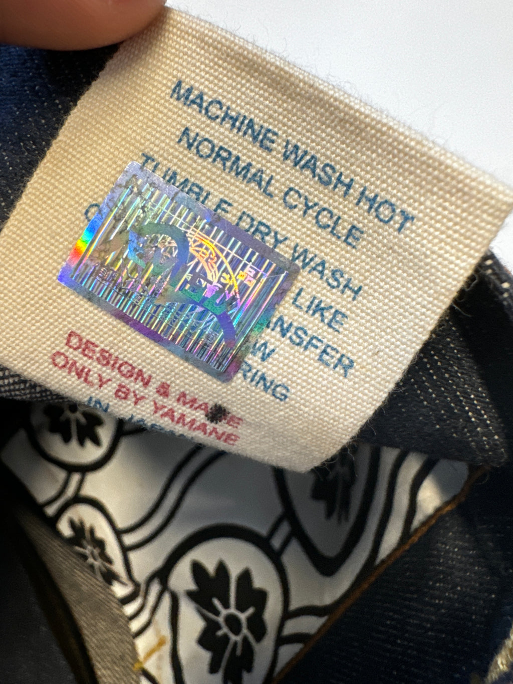 Evisu Flame White Daicock Jean