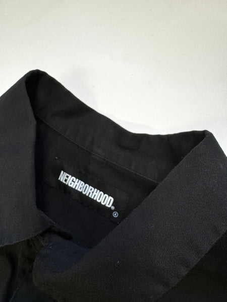 NBHD Black Work Button Up Shirt