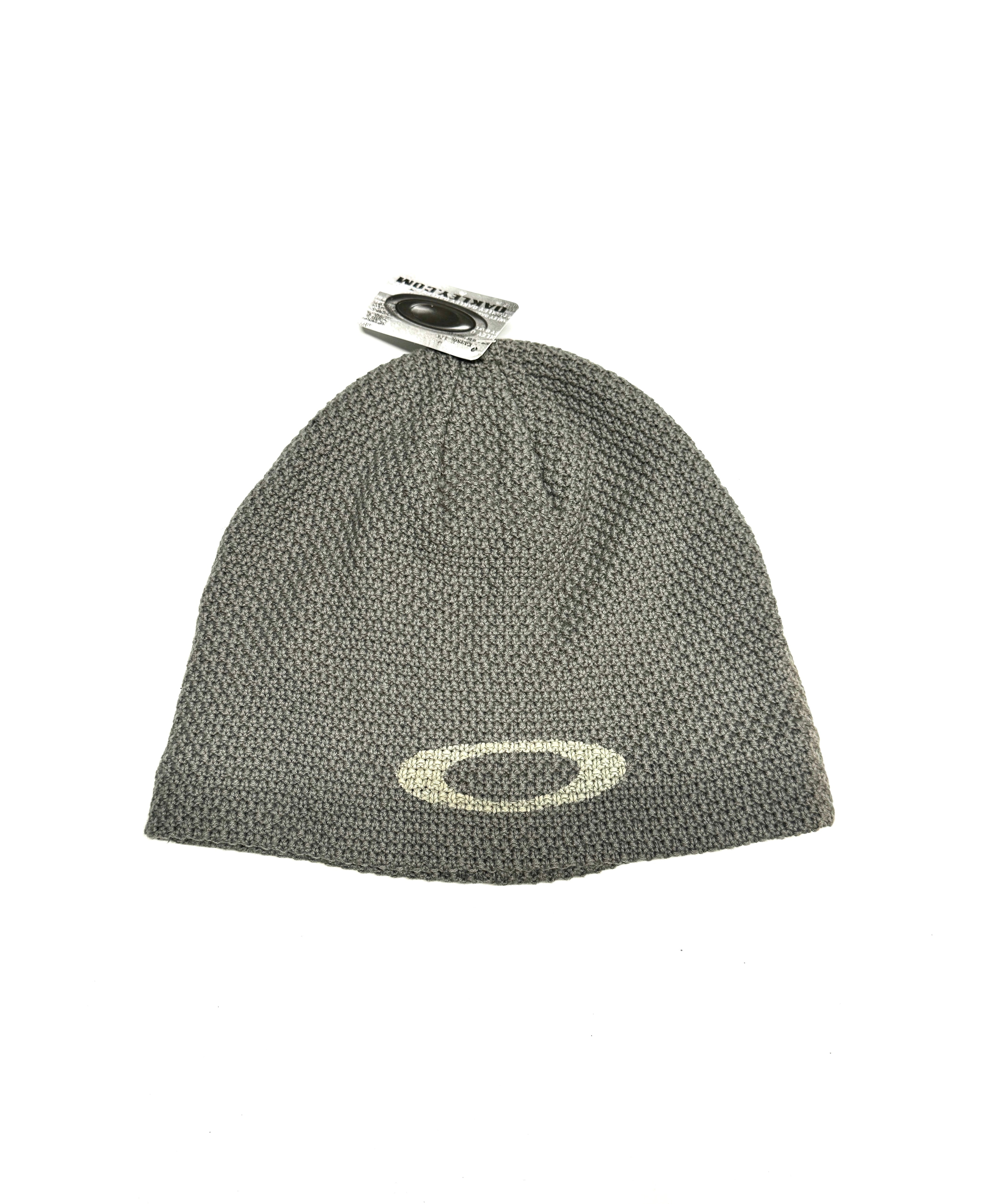 Oakley 00s Waffle Grey Skull Beanie – VV department