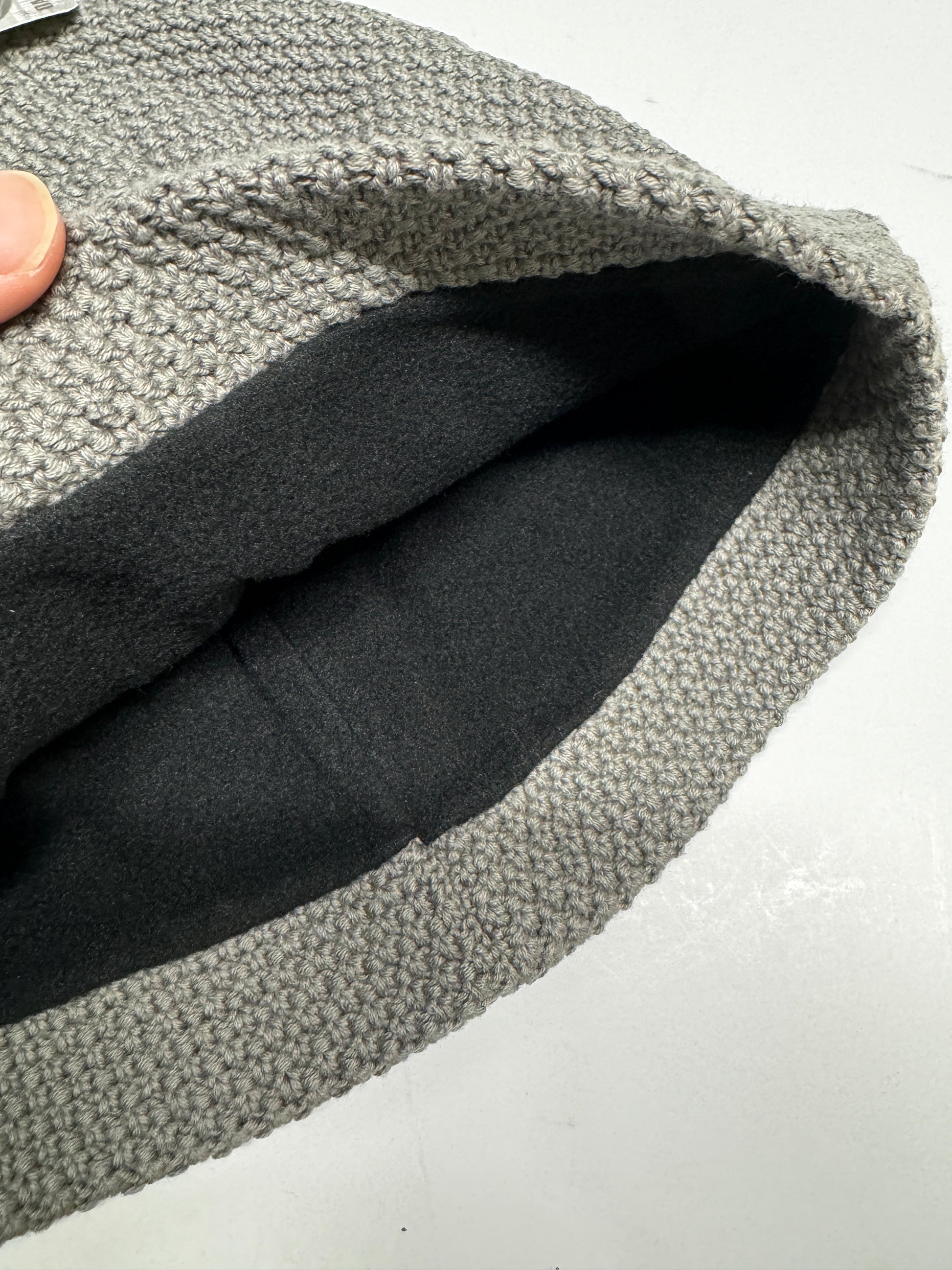 Oakley 00s Waffle Grey Skull Beanie