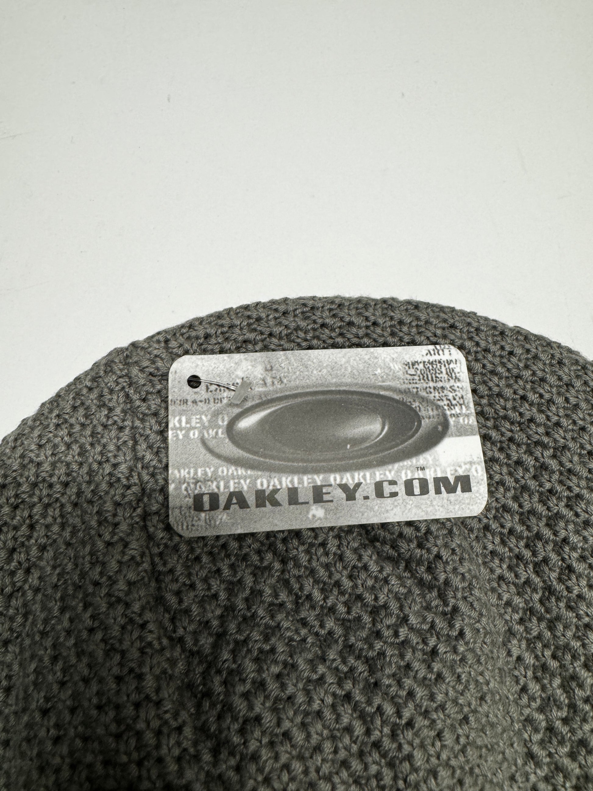 Oakley 00s Waffle Grey Skull Beanie