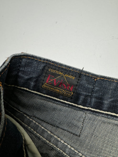 Evisu Wording Daicock Washed Denim Jean