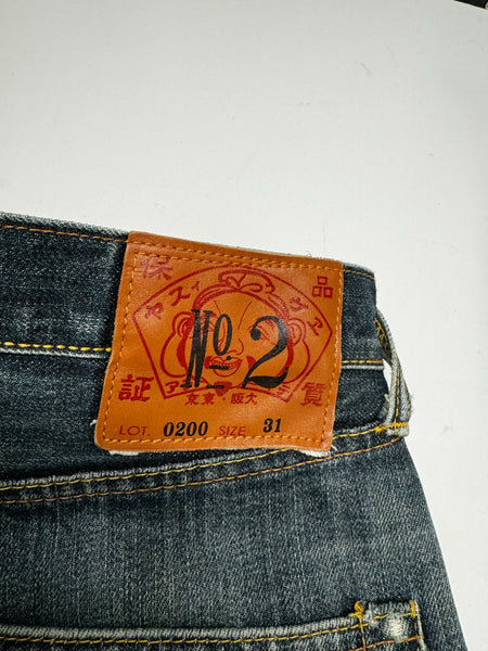 Evisu No.2 White Seagull Fire Denim Jean