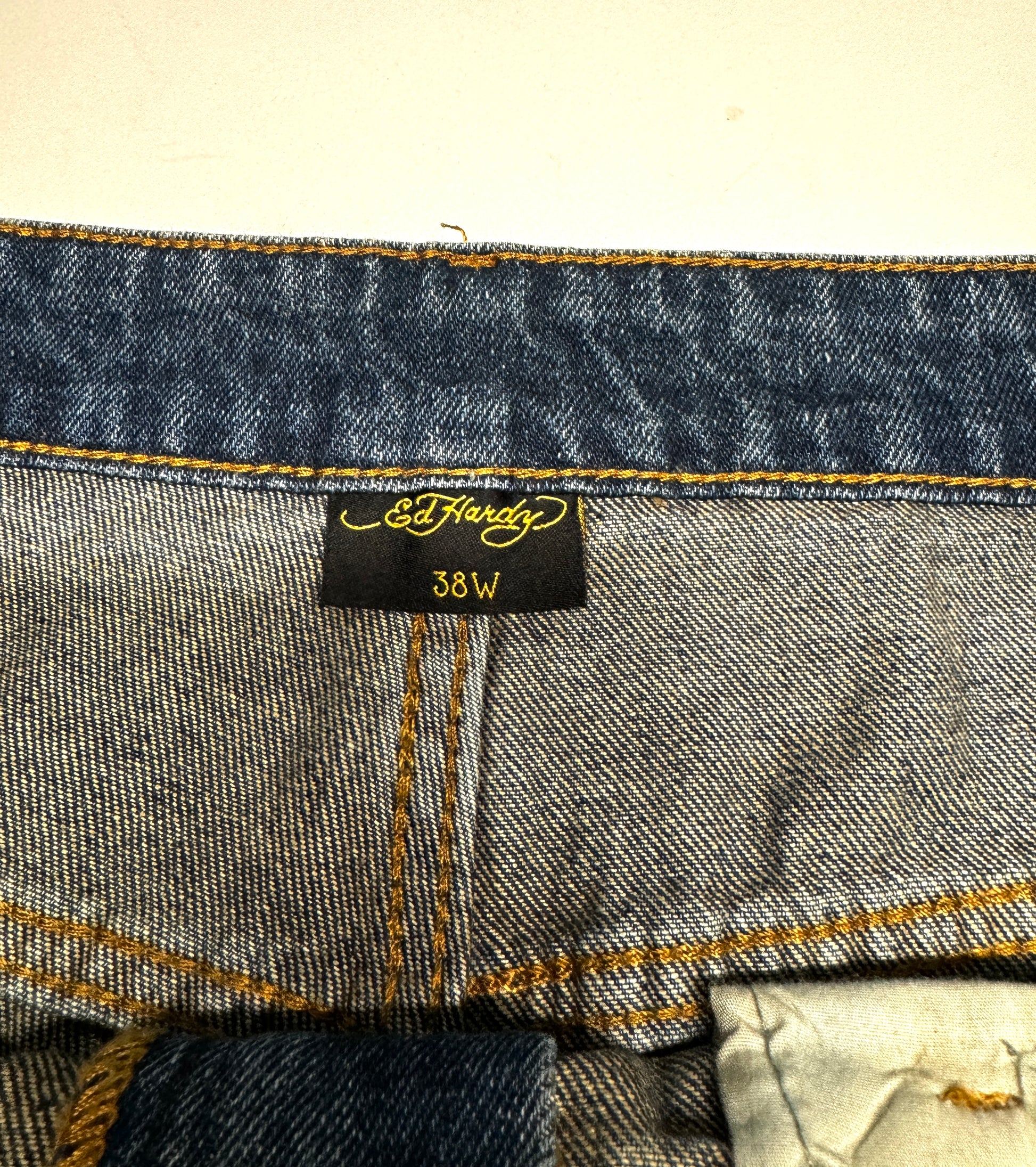 Ed Hardy Skull Baggy Denim Jean