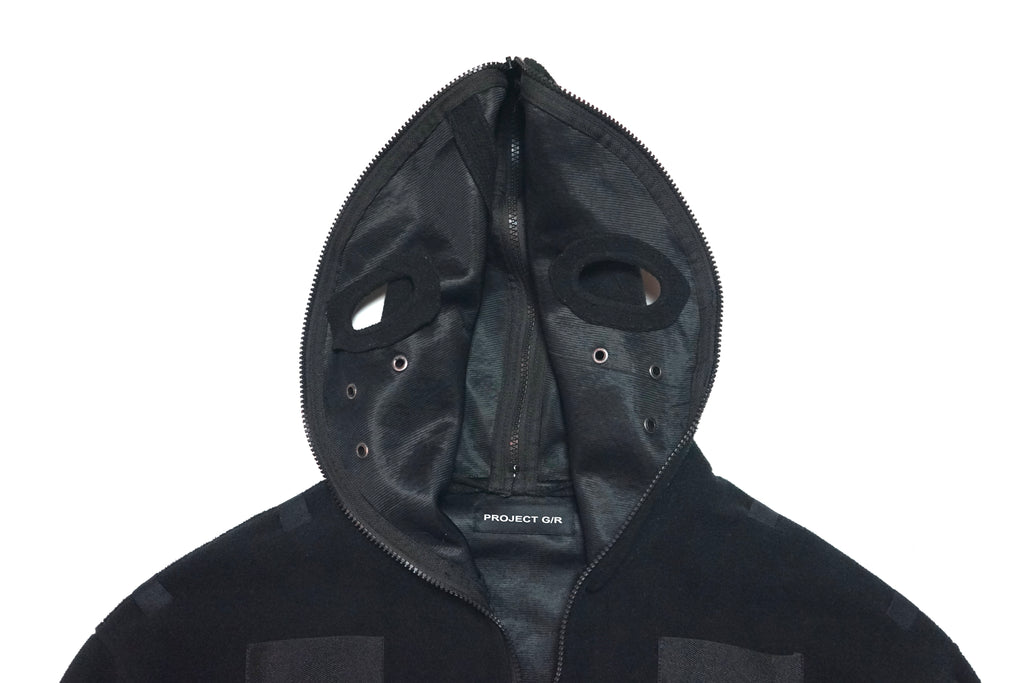 Project G/R Police Fleece  Zip-up Hoodie