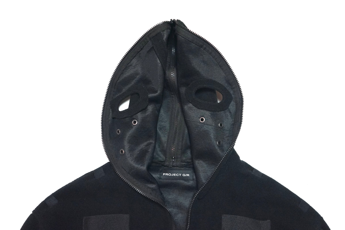 Project G/R Police Fleece  Zip-up Hoodie