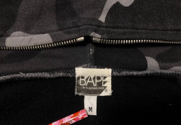 BAPE OG Dark Gray Camo Full Zip Hoodie