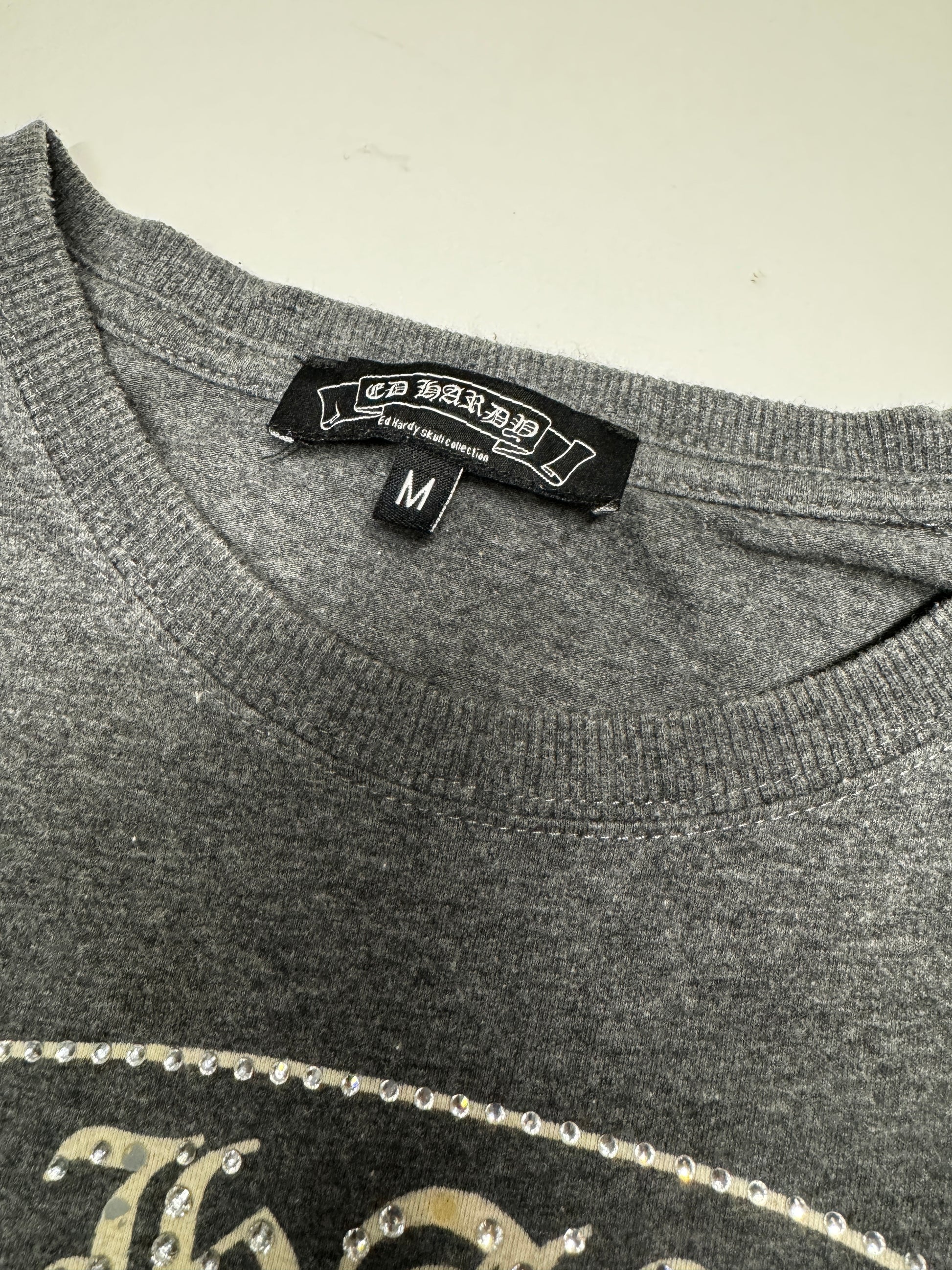 Ed Hardy Rystone Skull Tee