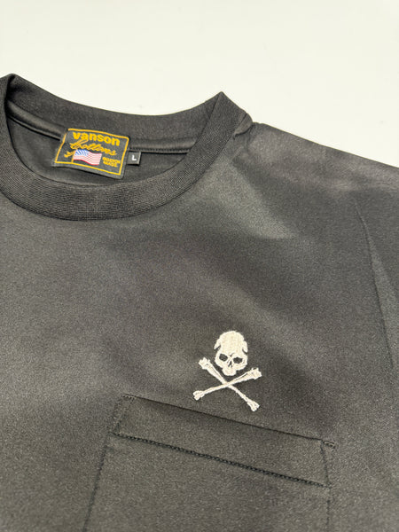 Vanson Skull Black Tee