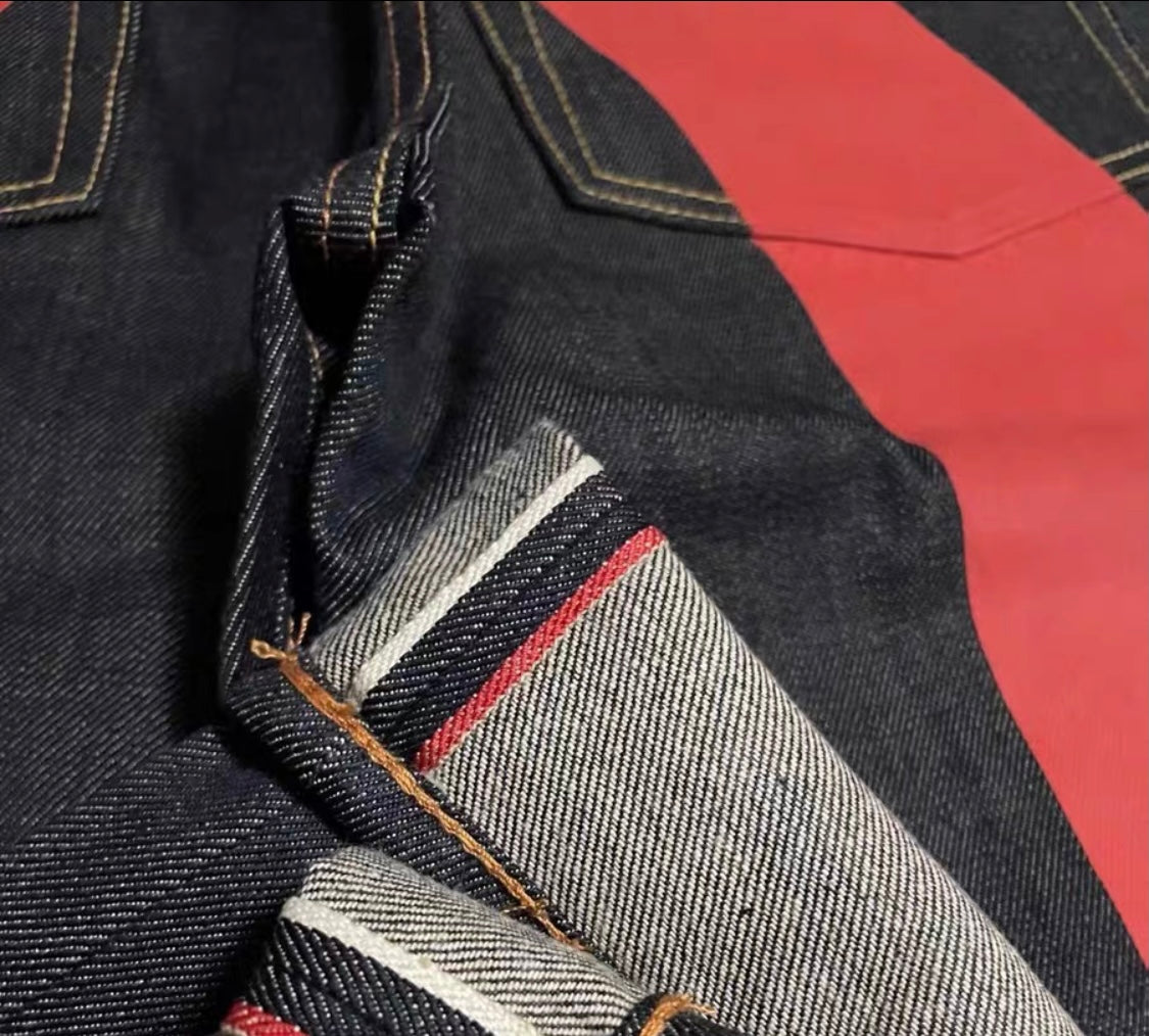Evisu No.3 OG Red Daicock Raw Denim Jean