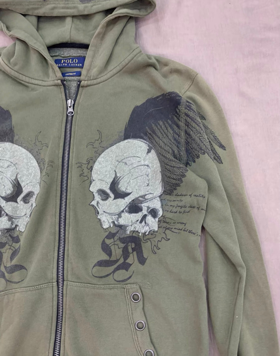 Polo Ralph Lauren Skull  Hoodie
