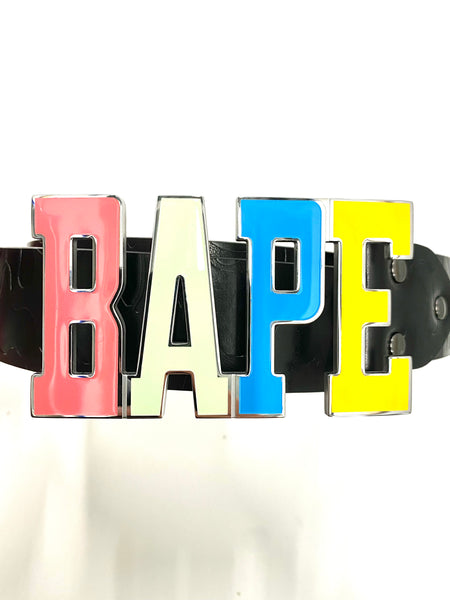 BAPE Multi-color Metal Head Belt