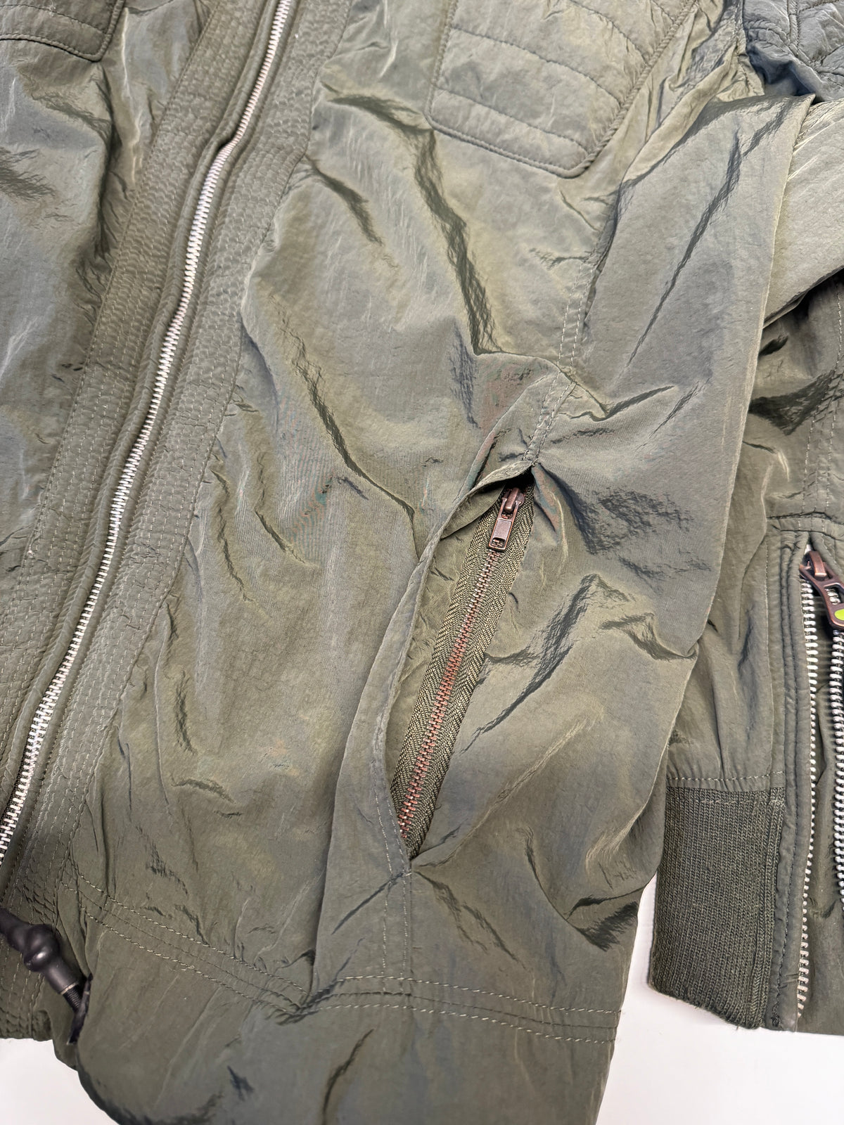 Diesel x Ducati Light Bomber Army Green Jacket