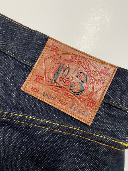 Evisu Embroidered  Tengu Ice Oni Daicock Denim Jean