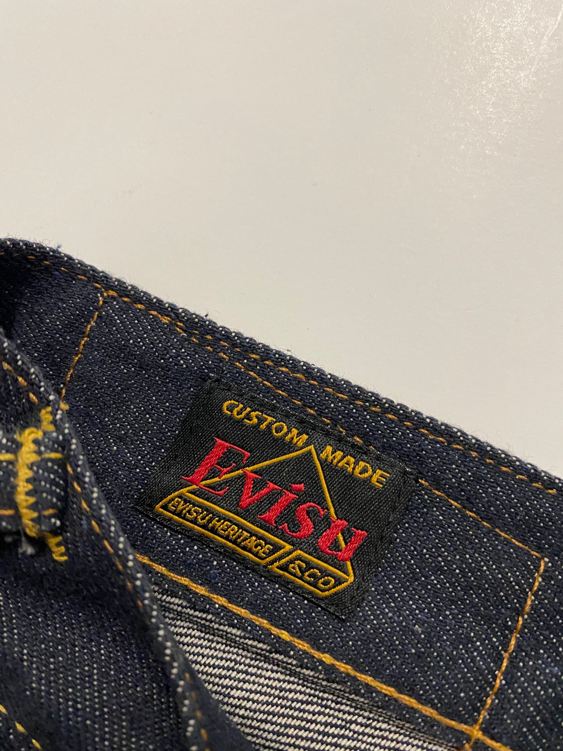 Evisu Embroidered  Tengu Ice Oni Daicock Denim Jean
