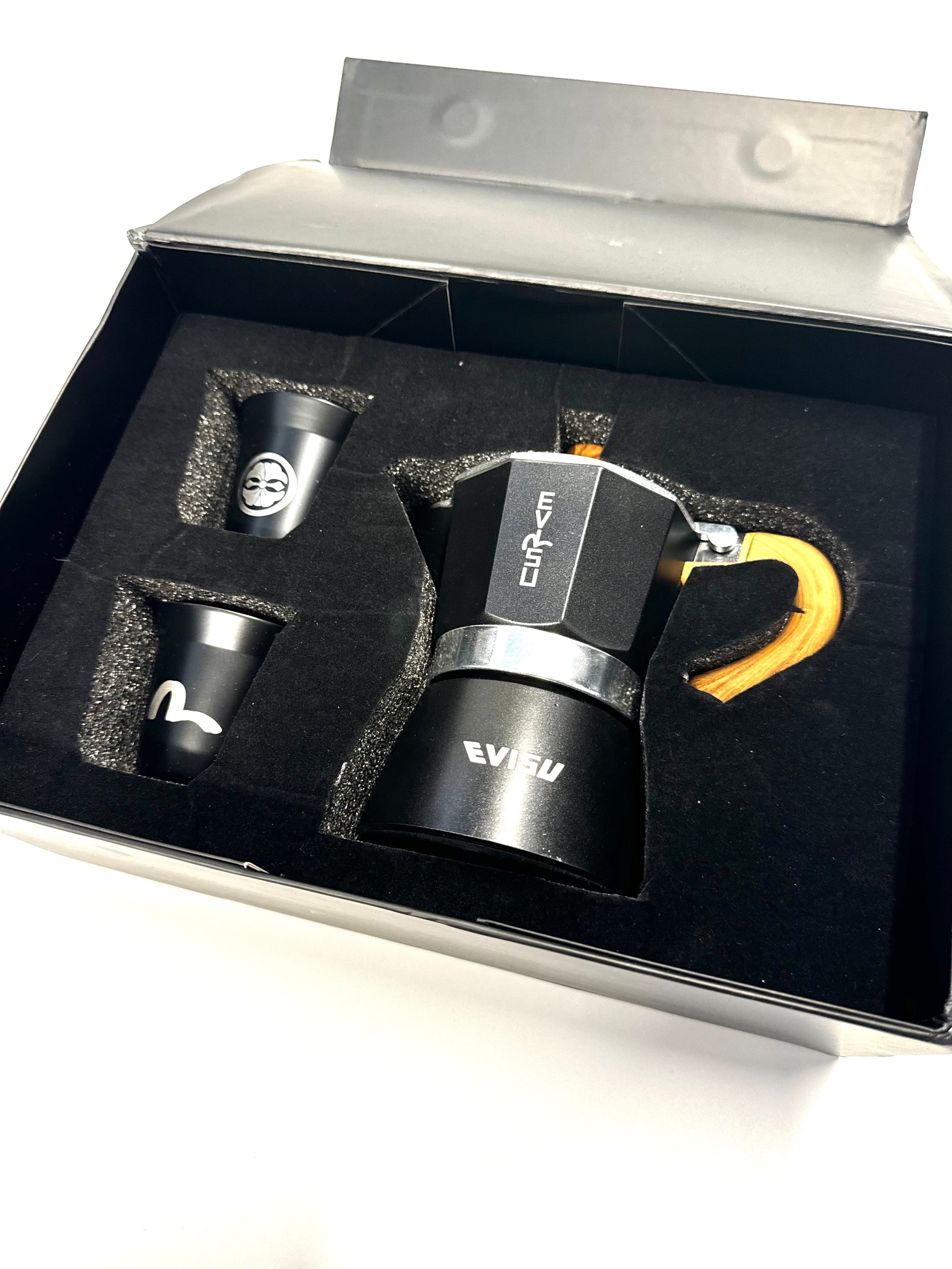 Evisu Stovetop Coffee Maker Set