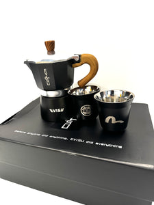 Evisu Stovetop Coffee Maker Set