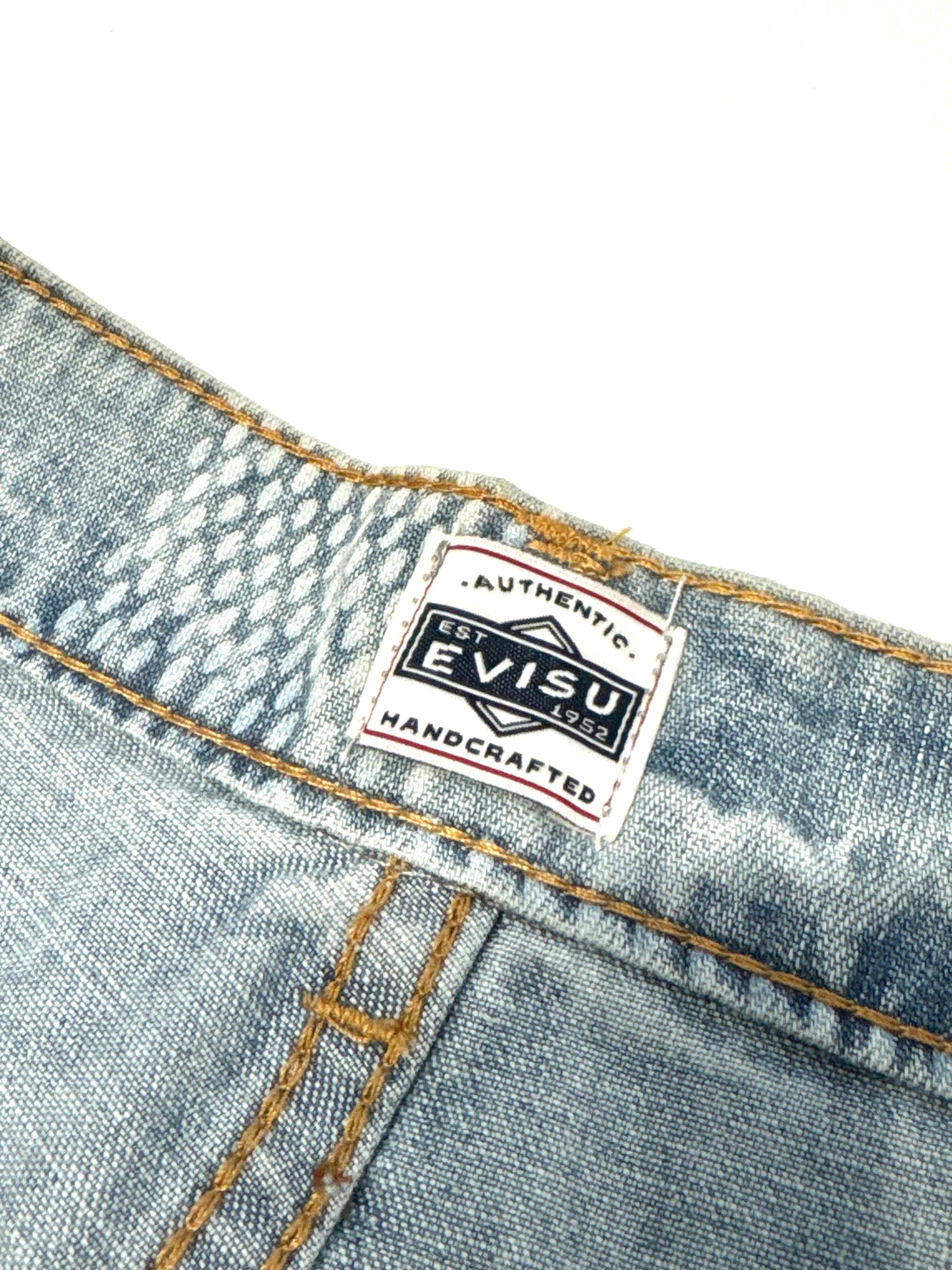 Evisu Denim Check Short