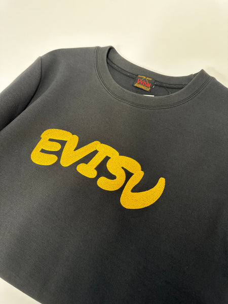 Evisu Yellow Embroidery Crewneck