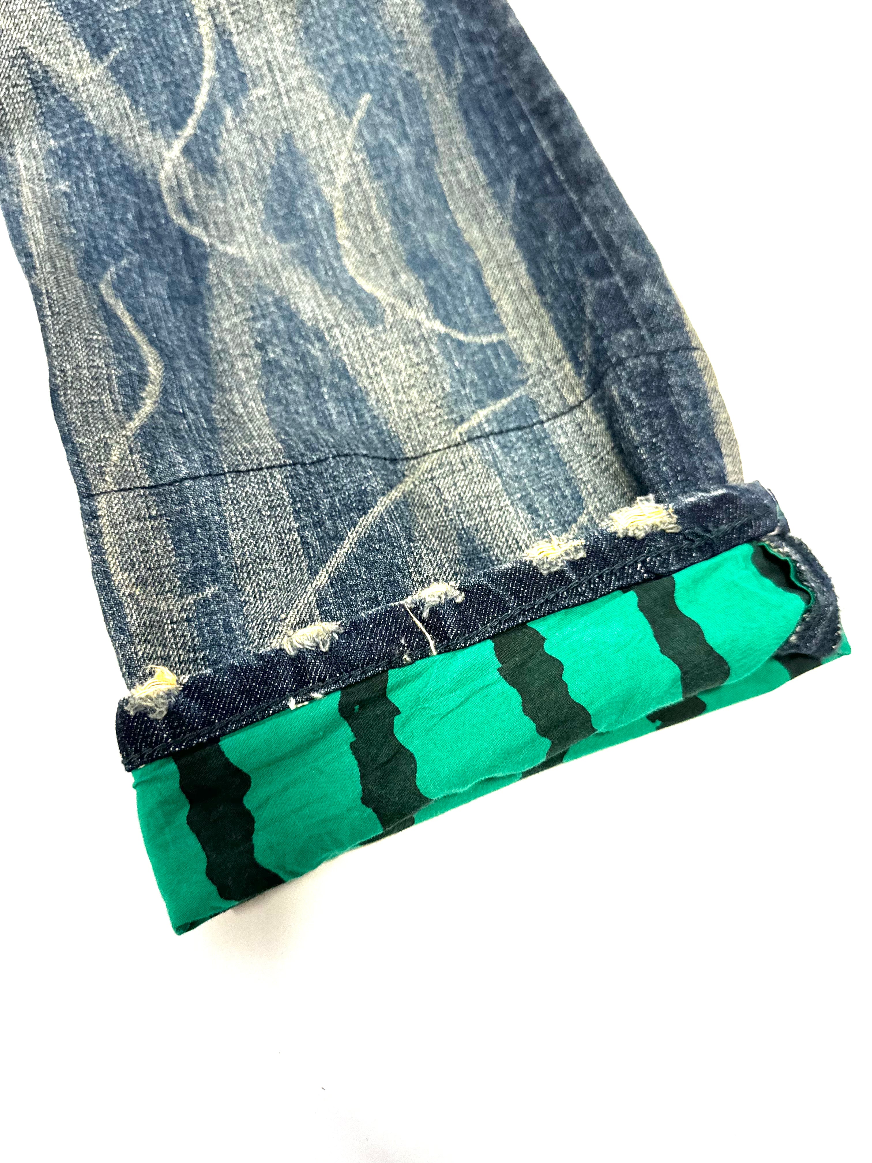 Clot x Levi's Watermelon Washed Denim Jean