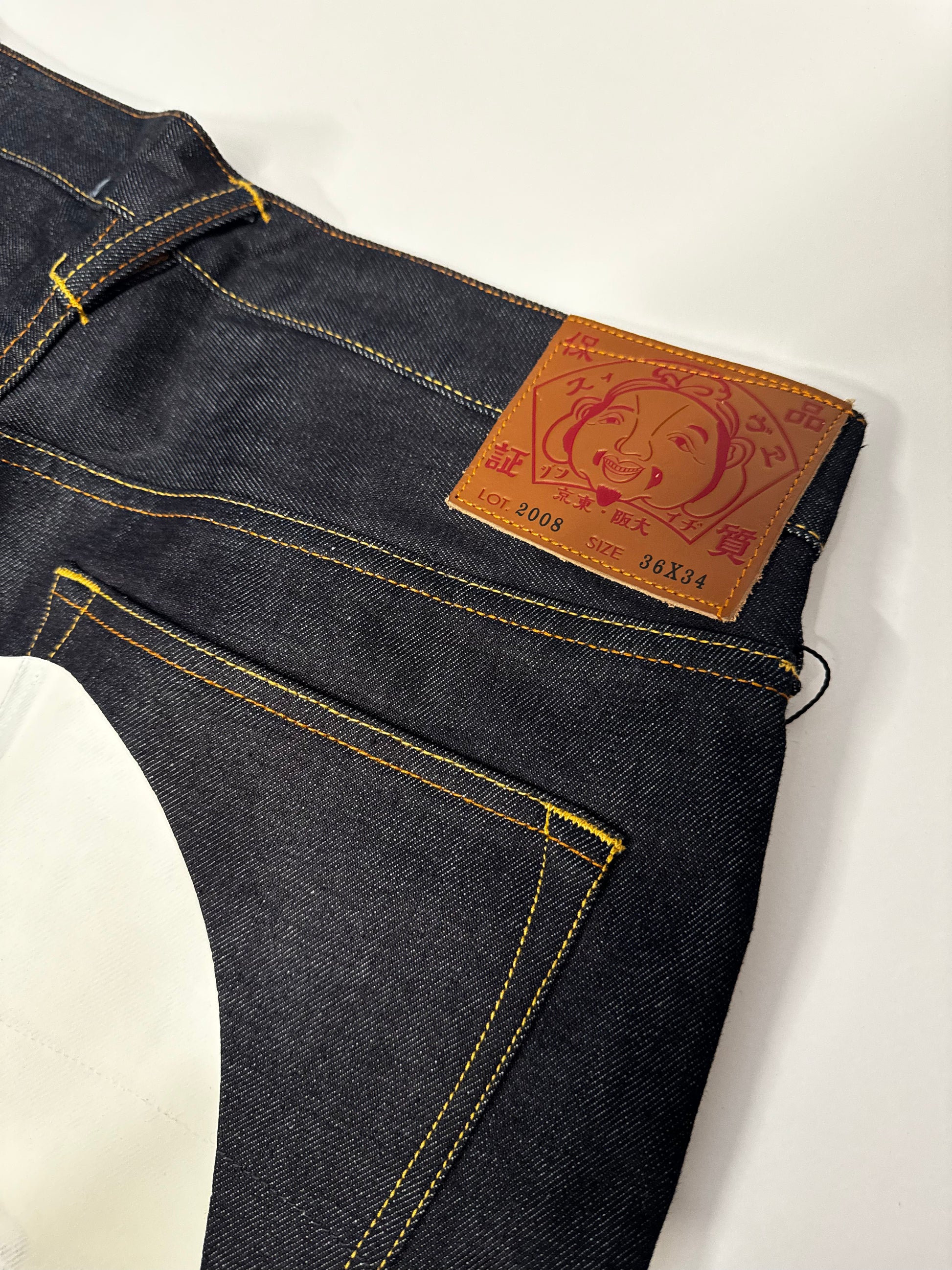 Evisu White Daicock Dragon Jeans
