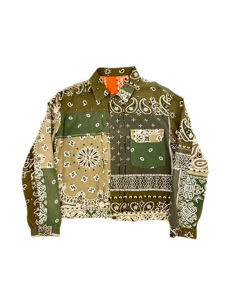 Kapital Kourtry Bandana Patch Reversible Jacket