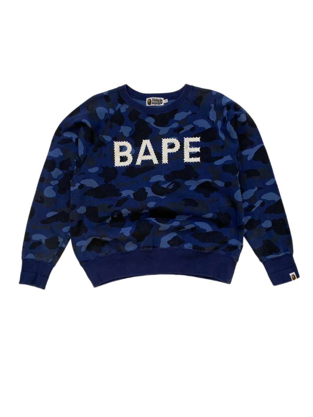 BAPE x Swarovski Blue Camo Crewneck
