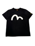 Evisu Kiss Black Tee