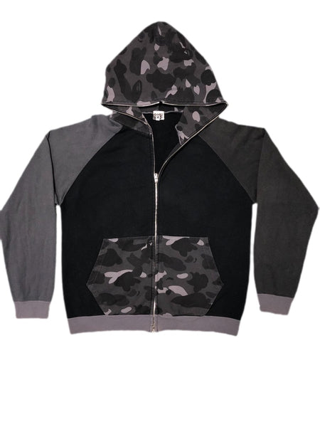 BAPE OG Dark Gray Camo Full Zip Hoodie