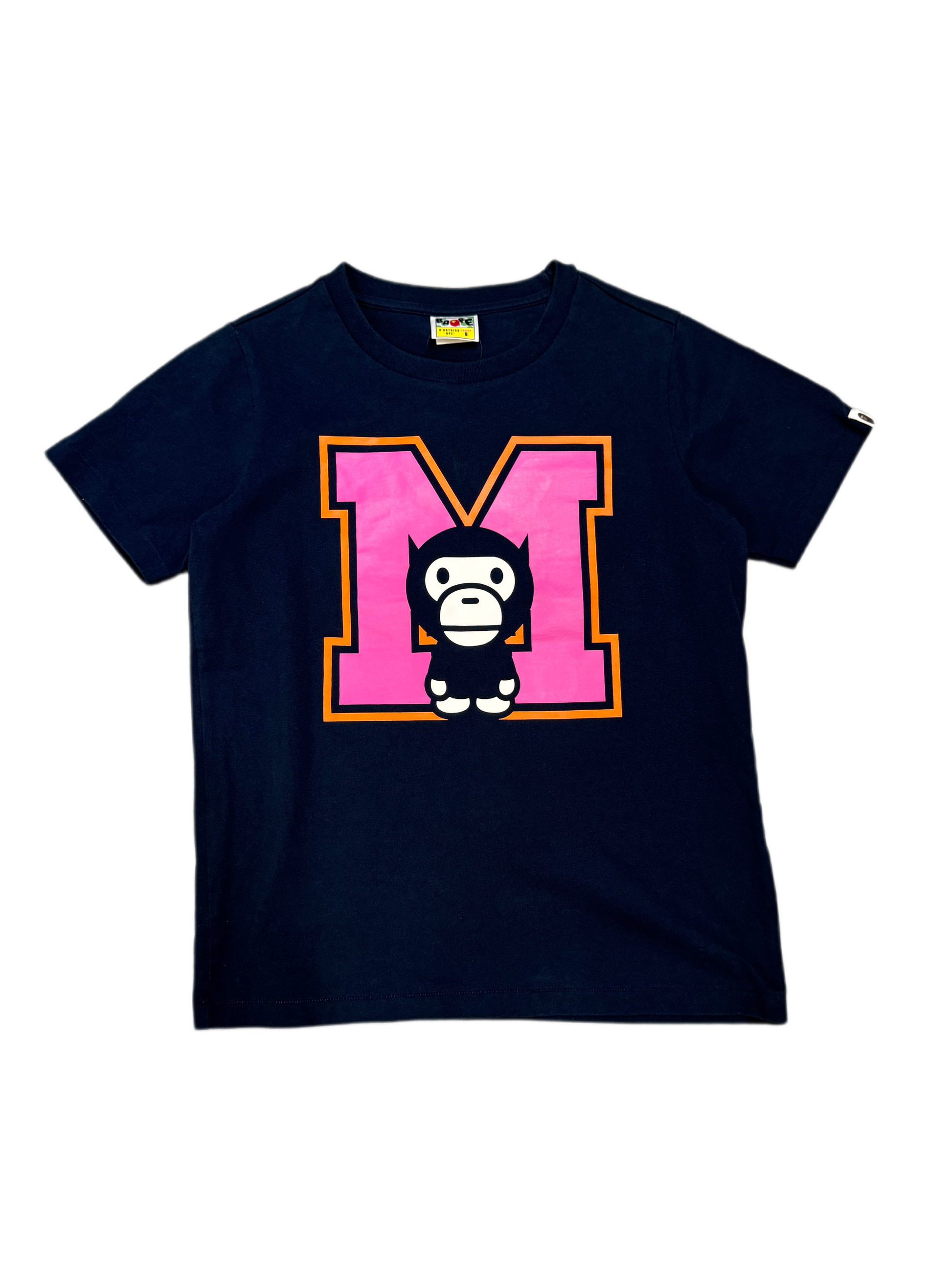 BAPE Milo M Navy Tee