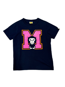 BAPE Milo M Navy Tee