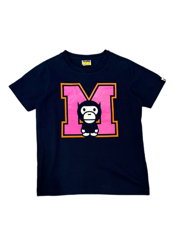 BAPE Milo M Navy Tee