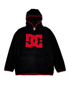 DC Black Red Zip Hoodie