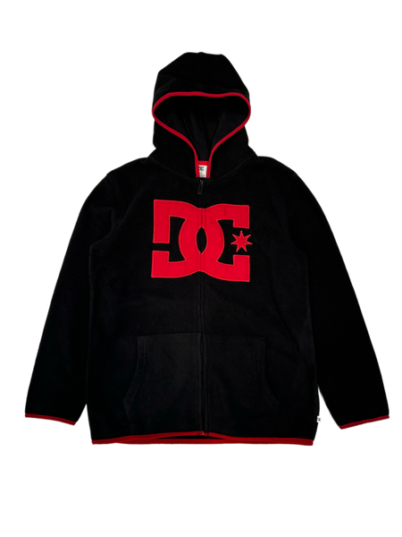 DC Black Red Zip Hoodie