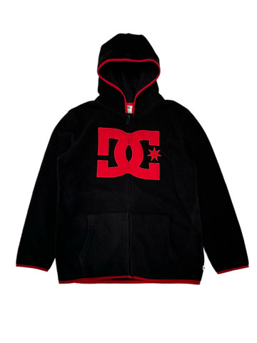 DC Black Red Zip Hoodie