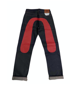 Evisu No.3 OG Red Daicock Raw Denim Jean