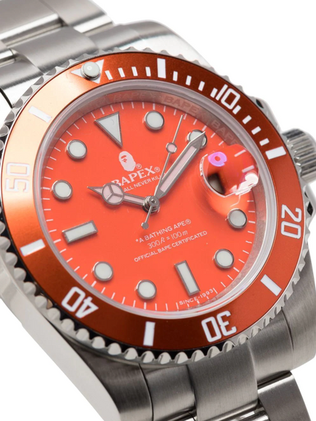 BAPEX  Orange Type-1 Submariner Watch