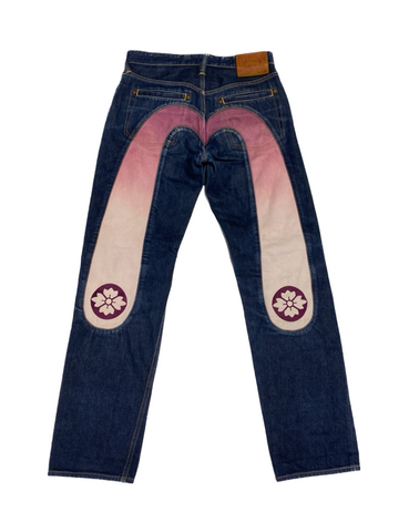 Evisu Purple Gradient Daicock Denim Jean