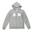 BAPE Grey BM Zip Hoodie