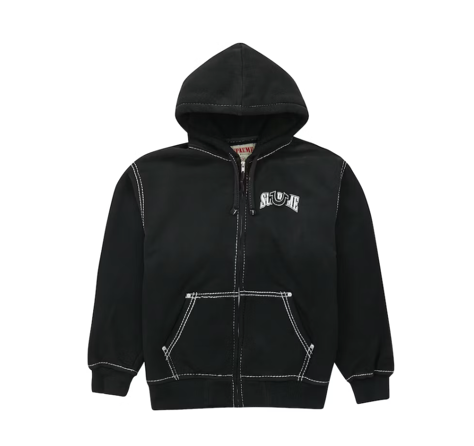 True Religion x Supreme Zip Hoodie Black