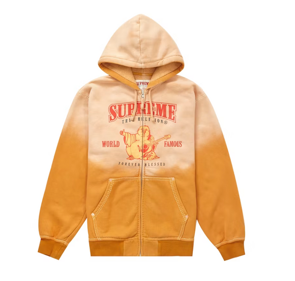 True Religion x Supreme Zip Hoodie Orange