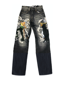 One Piece Zoro Embroidery Jean