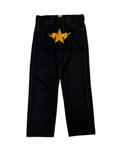 BAPE OG Yellow Double Star Denim Jean