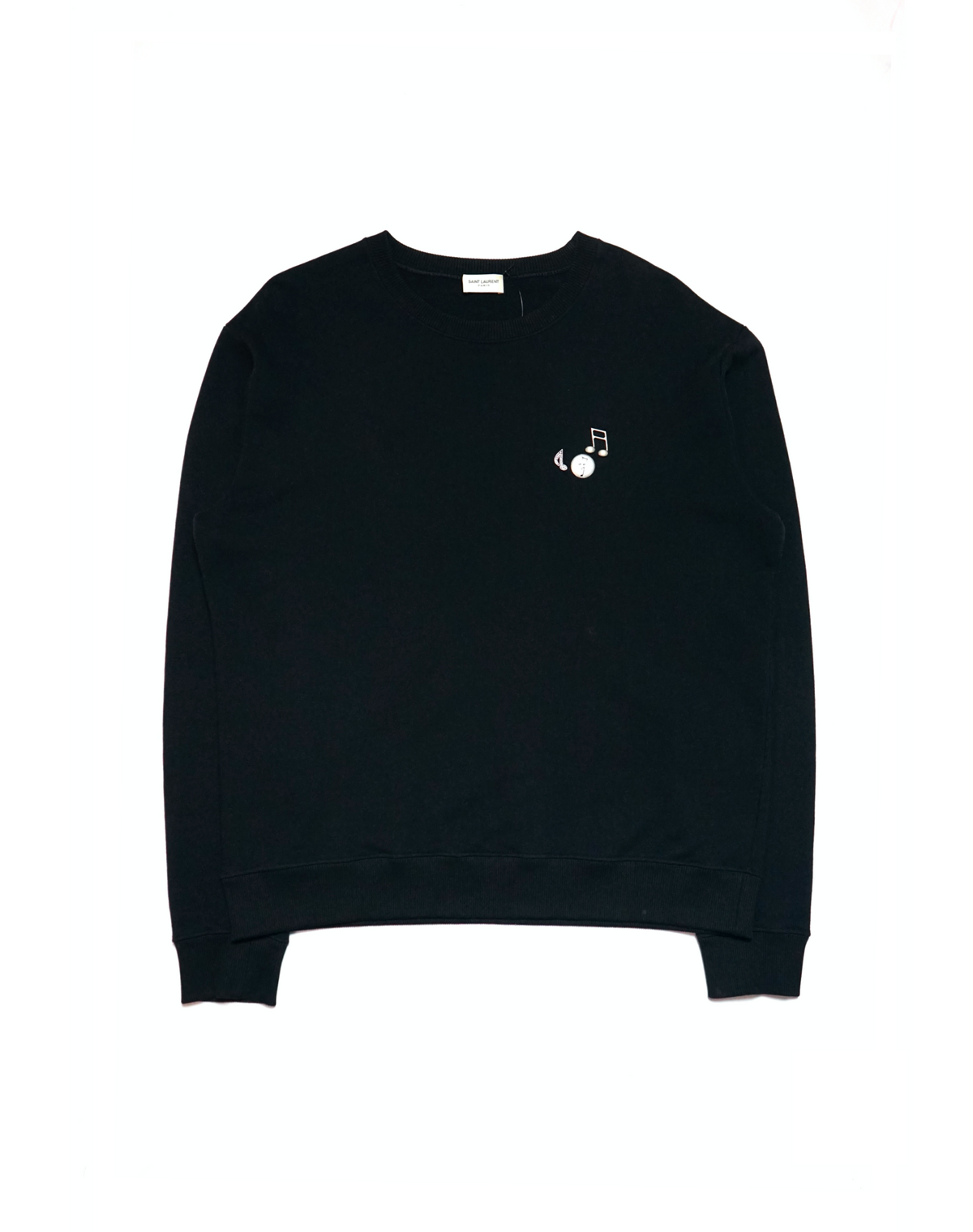 Saint Laurent Music Symbol Crewneck