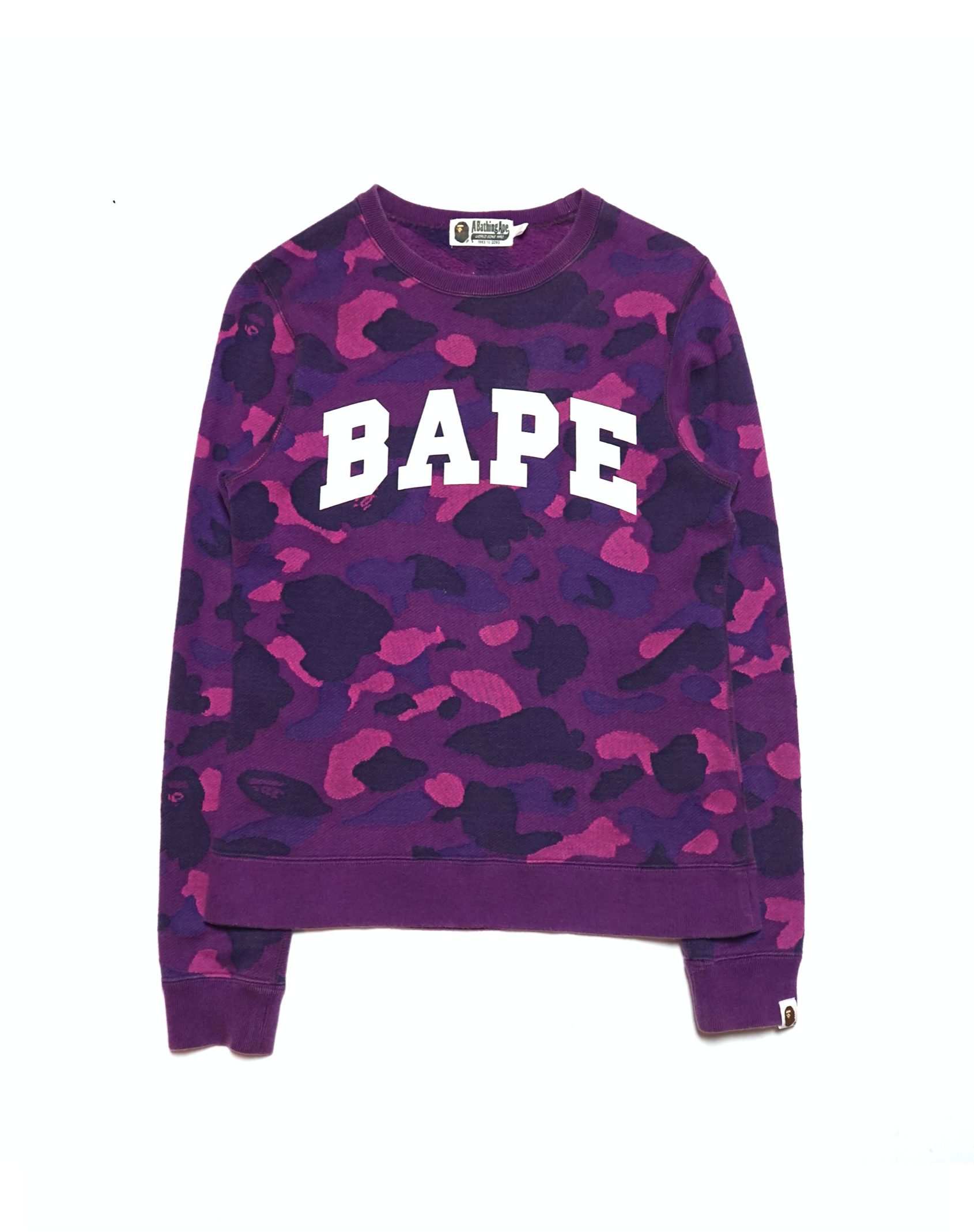 BAPE Purple Camo Crewneck