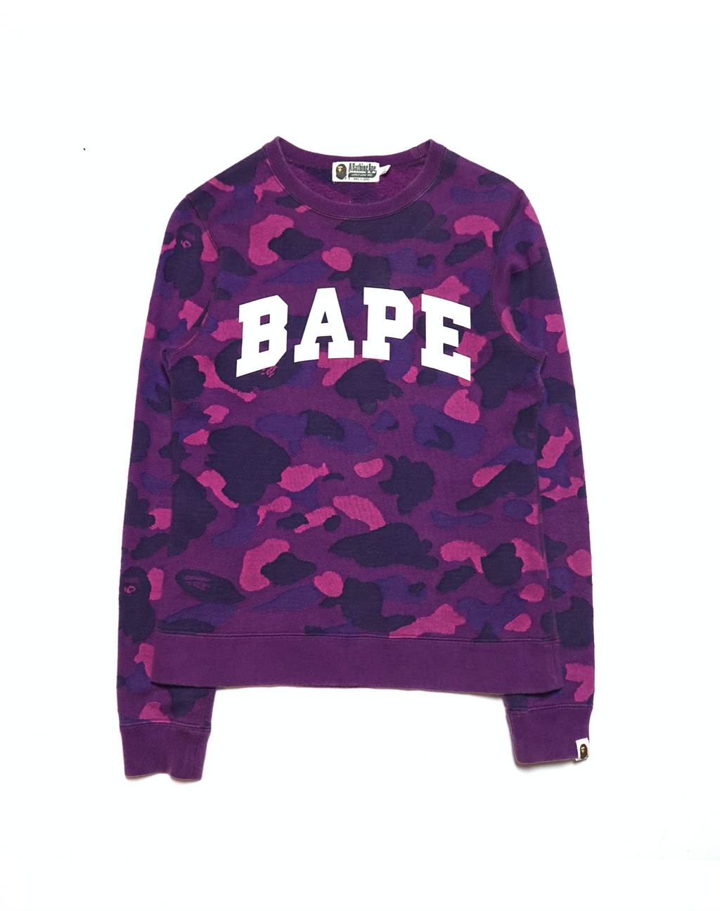 BAPE Purple Camo Crewneck