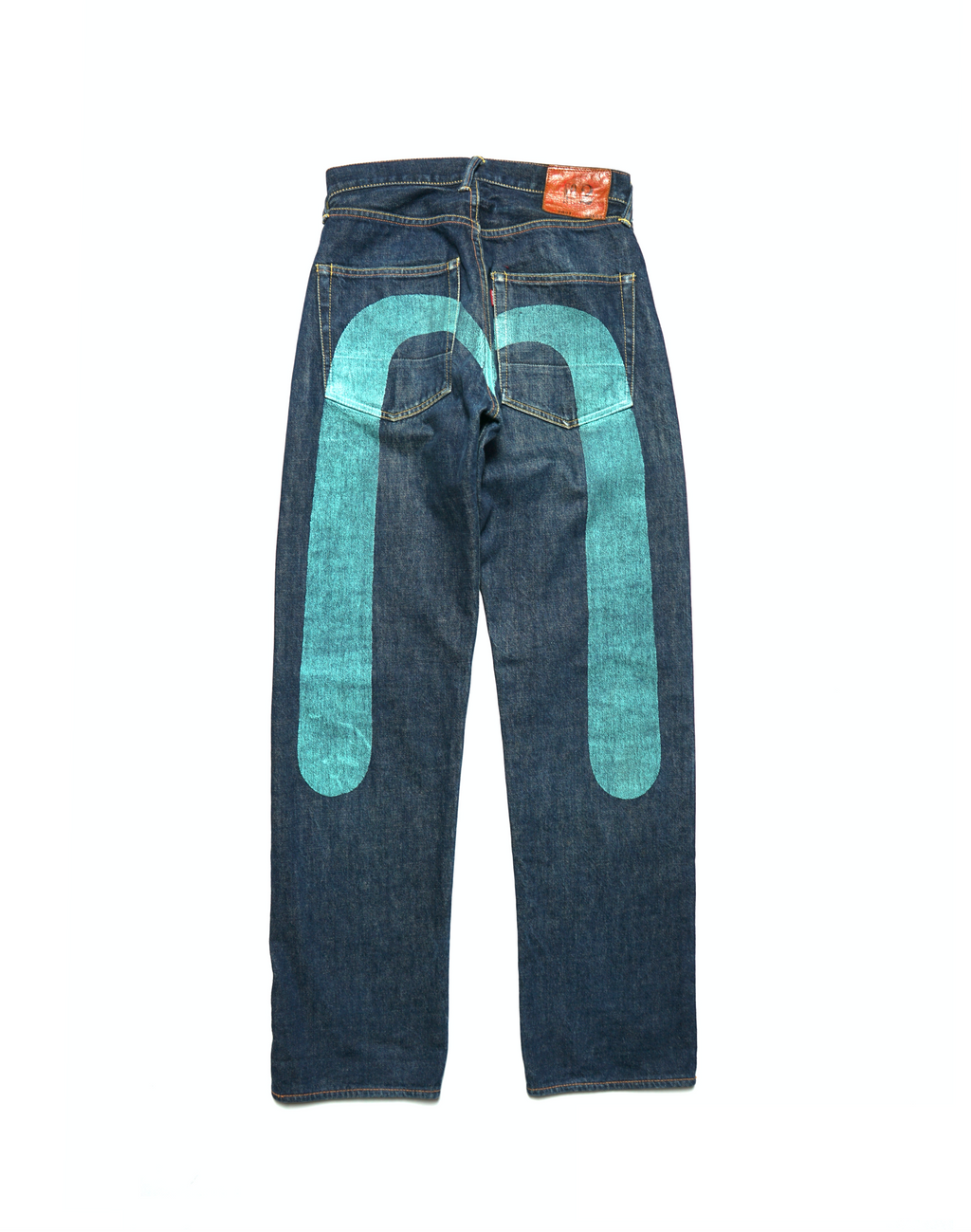 Evisu Faded Blue Daicock Jean