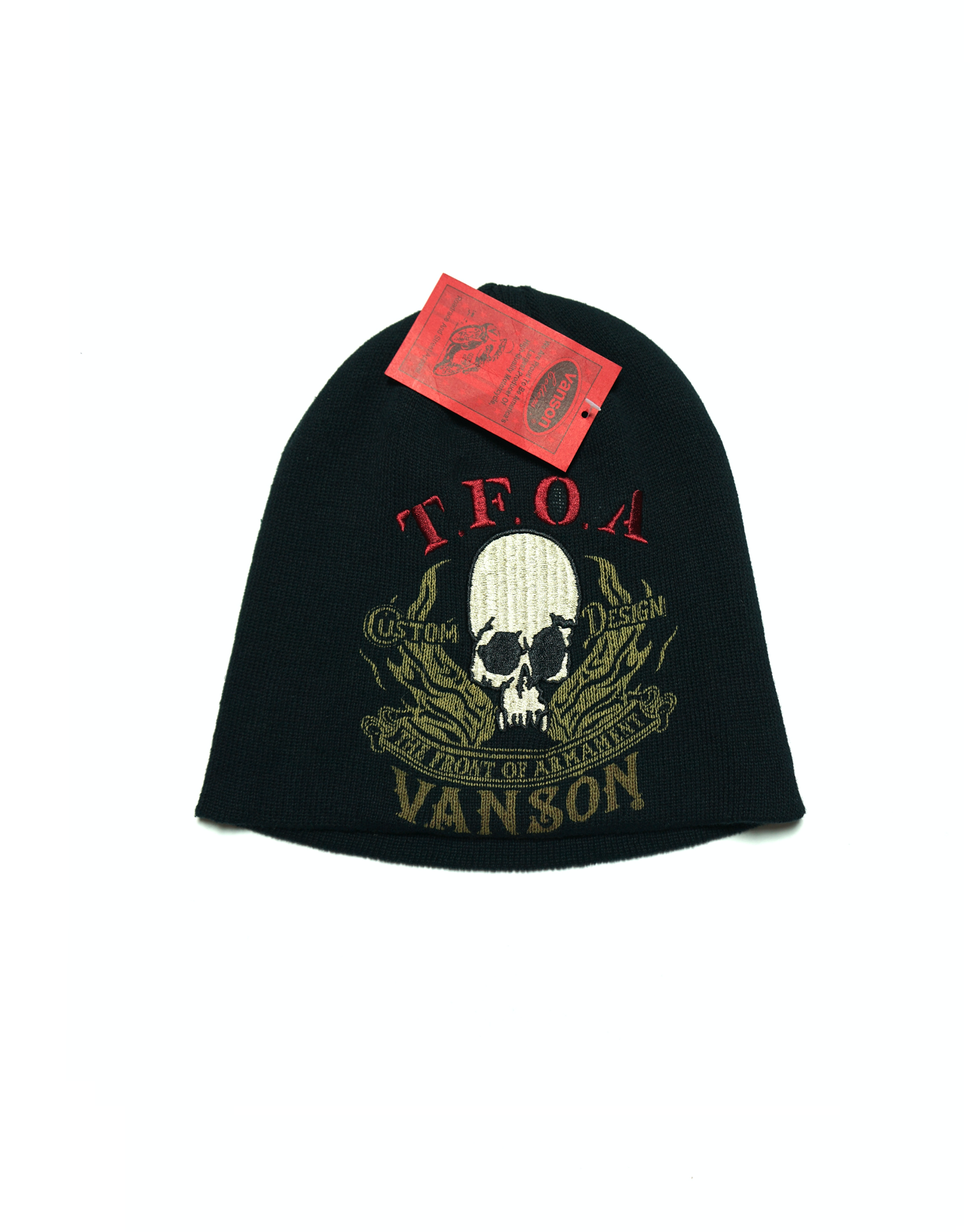 Vanson X T.F.O.A Skull Beanie